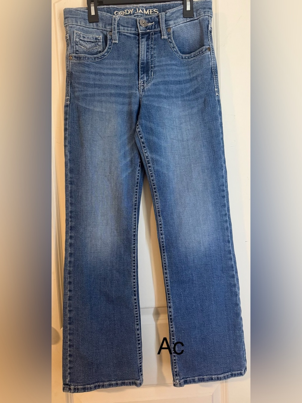 Cody James Classic Straight-Leg Blue Jeans 16 R Cowboy western rodeo boho formal